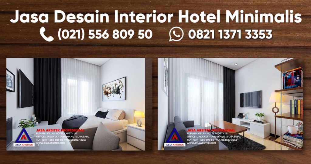 Jasa Desain Interior Hotel Mewah Minimalis
