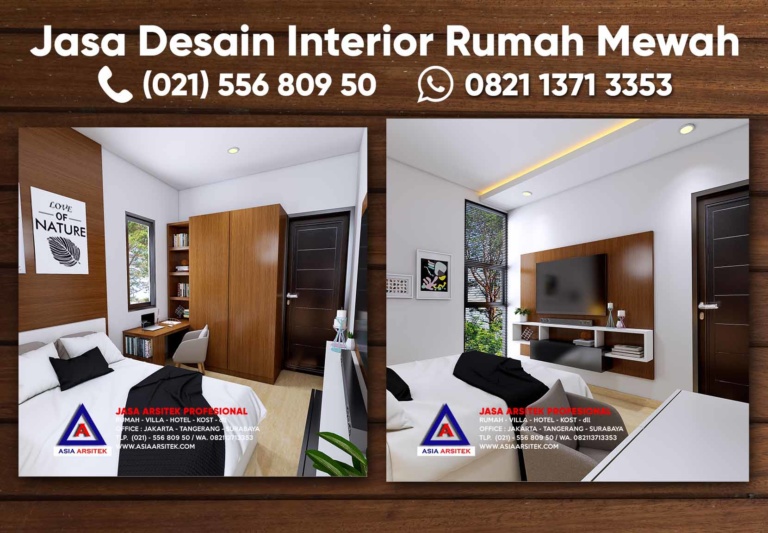 Jasa Desain Interior Kamar Tidur Rumah Minimalis