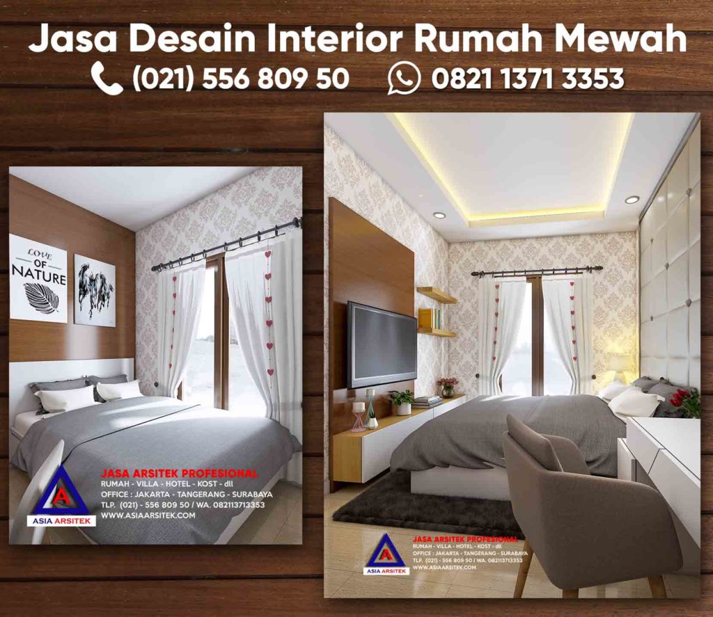 Jasa Desain Interior Rumah Kamar Tidur Minimalis Modern