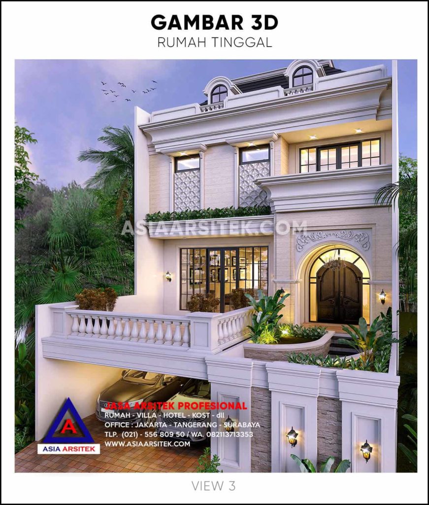 Biaya Bangun Rumah Tinggal 3 Lantai Tropis Modern Mewah 2020 2021
