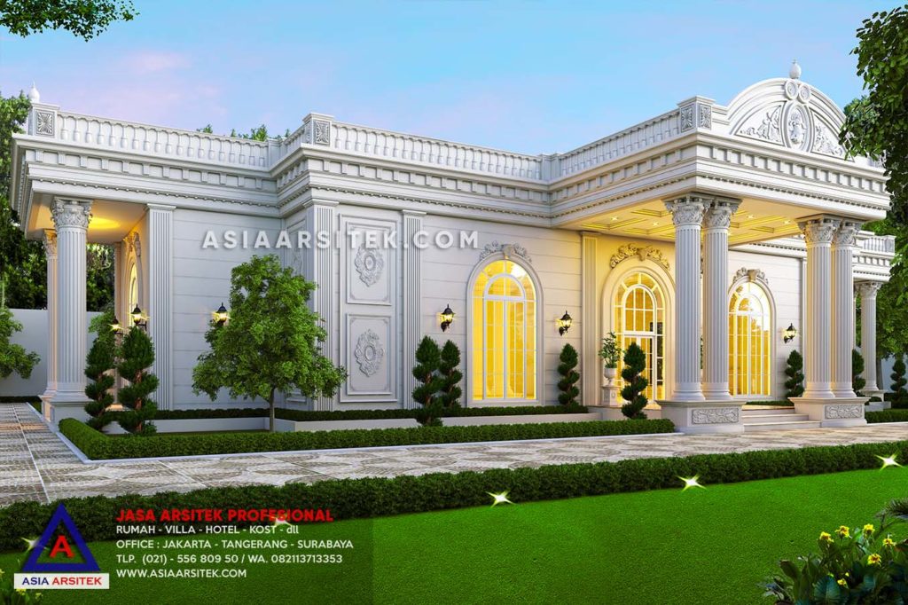 Jasa Arsitek Desain Aula Pertemuan Mewah Klasik