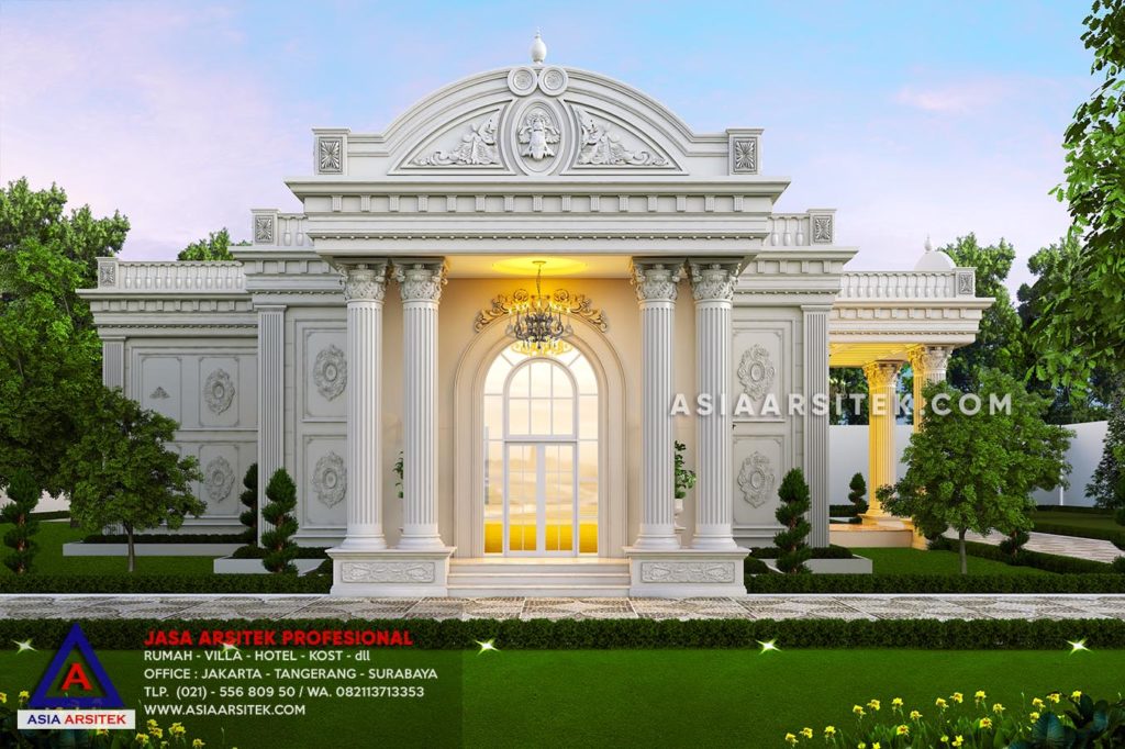 Jasa Arsitek Desain Aula Pertemuan Mewah Klasik