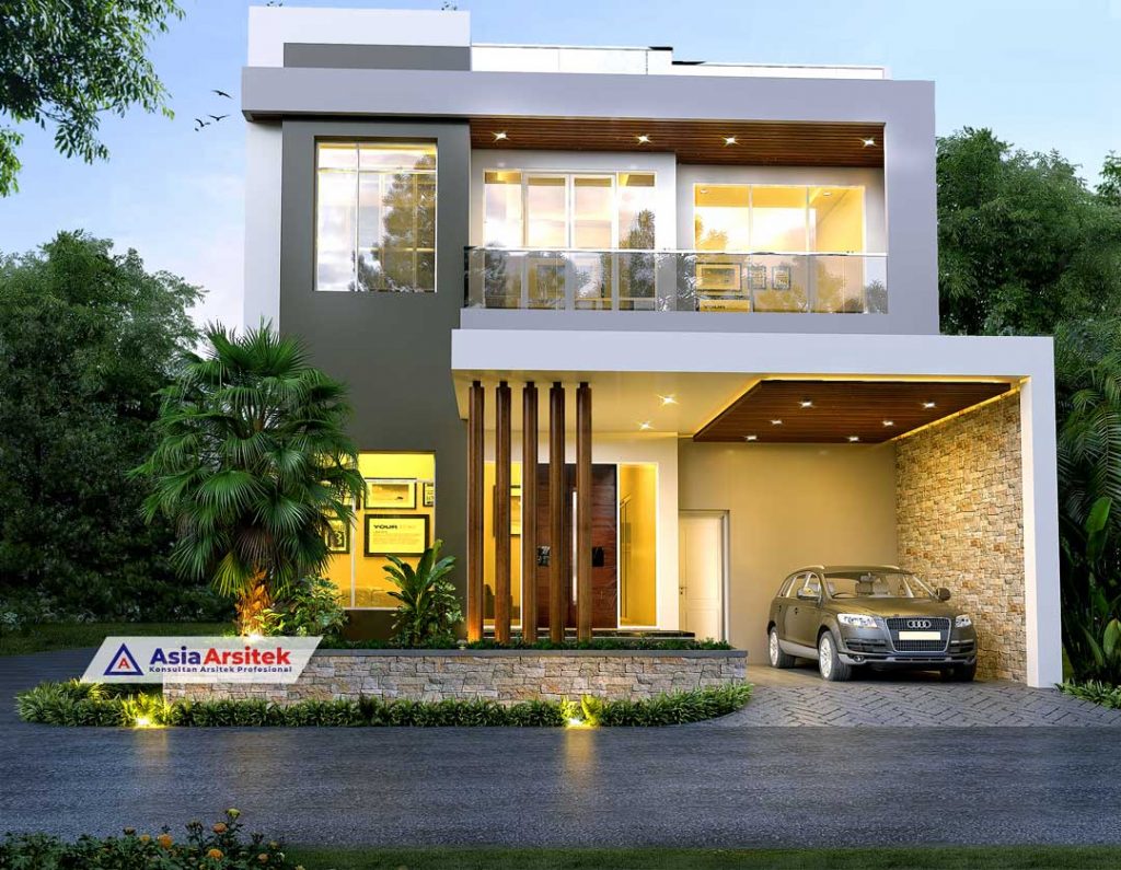 Jasa Arsitek Desain Rumah Minimalis Modern Hook Bu Fatimah Di Karawaci Tangerang