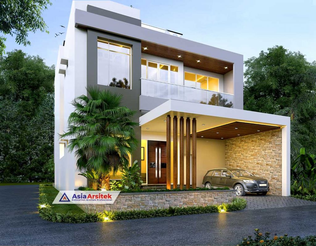 Jasa Arsitek Desain Rumah Minimalis Modern Hook Bu Fatimah Di Karawaci Tangerang
