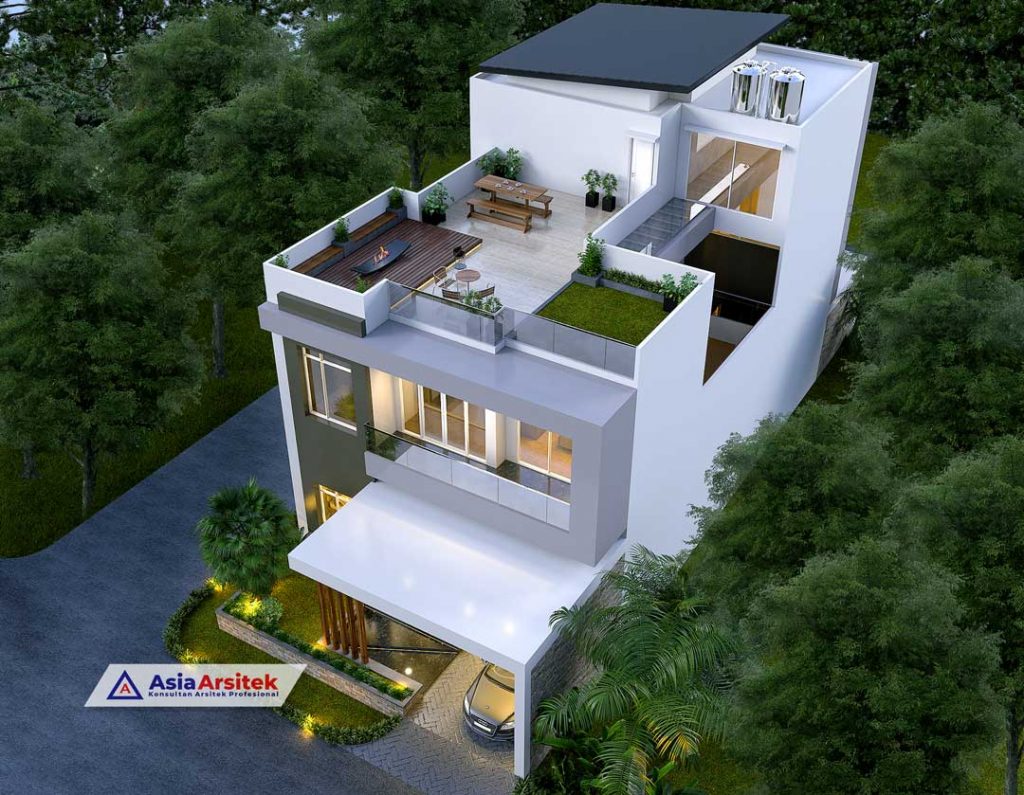 Jasa Arsitek Desain Rumah Minimalis Modern Hook Bu Fatimah Di Karawaci Tangerang