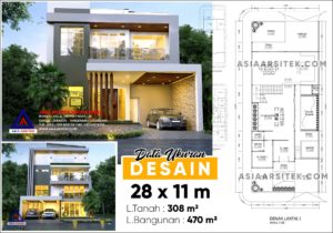 Jasa Arsitek Desain Rumah Minimalis Modern Hook Bu Fatimah Di Karawaci Tangerang