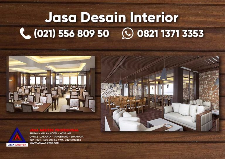 Jasa Desain Interior Hotel Mewah Cafe Indoor Outdoor Area Santai