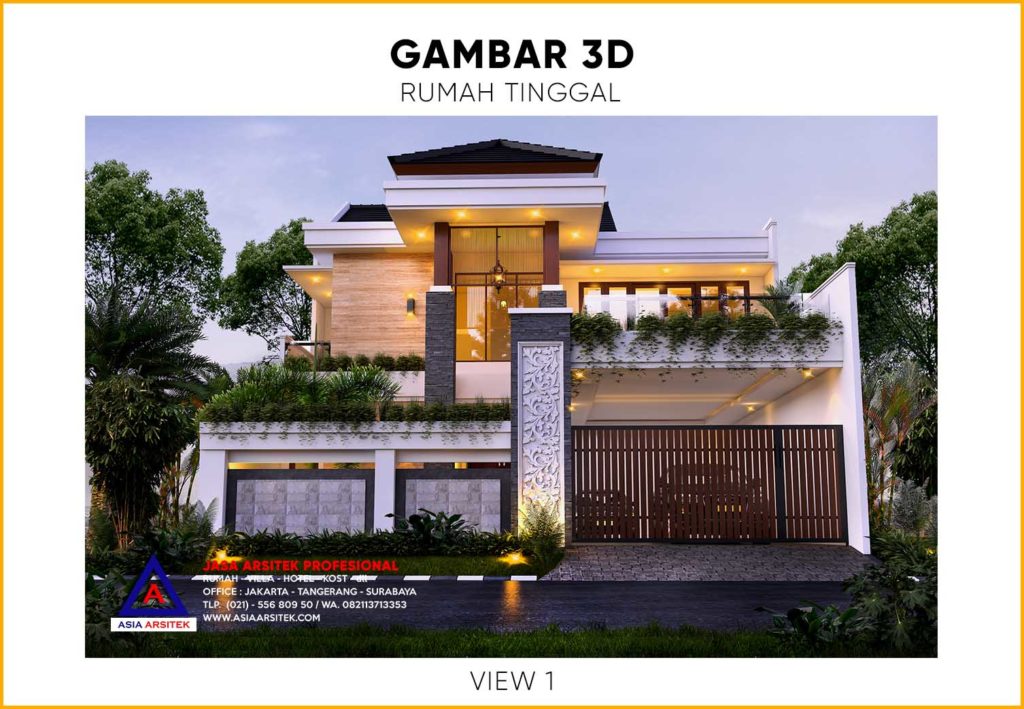 Rincian Biaya Bangun Renovasi Rumah Ukuran 23x12 Tropis 2020 2021