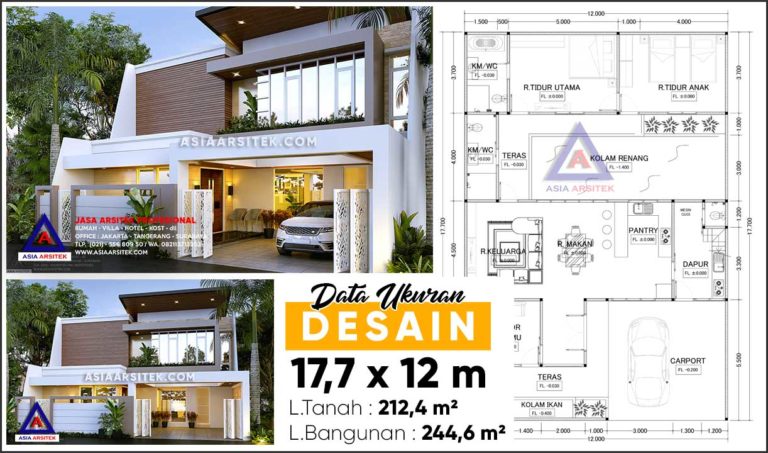 Jasa Desain Arsitek Gambar Rumah Minimalis 2 Lantai Di Tebet Jakarta Selatan