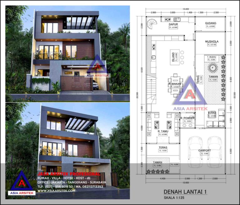 Jasa Desain Rumah Minimalis 3 Lantai Di Menteng Dalam Tebet Jakarta Selatan