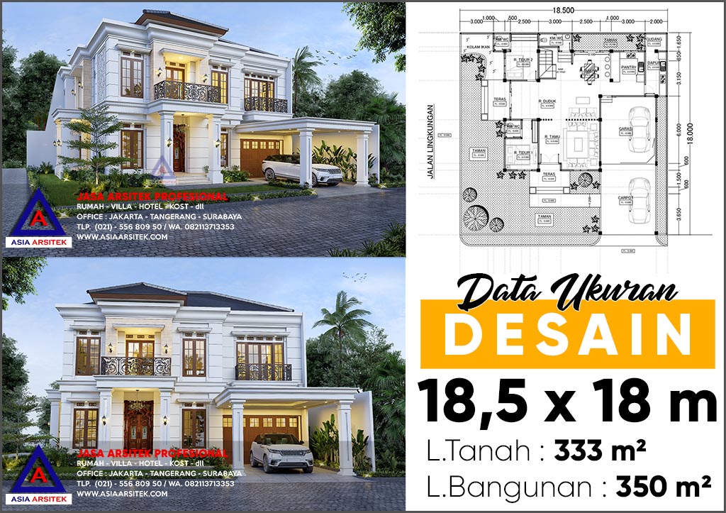 Jasa Arsitek Desain Rumah Mewah Tropis Di NTB Nusa Tenggara Barat