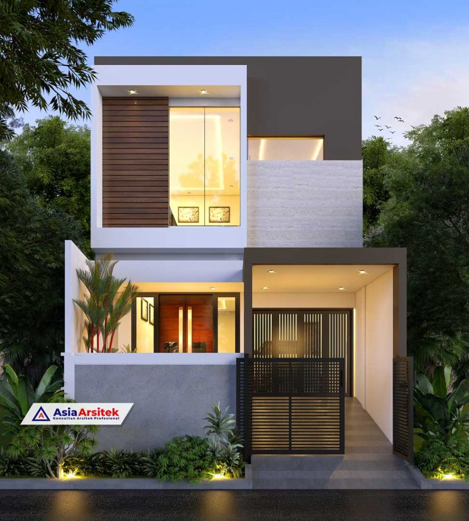 Jasa Arsitek Desain Gambar Rumah Tinggal Minimalis 2 Lantai Di Mampang Prapatan Jakarta Selatan