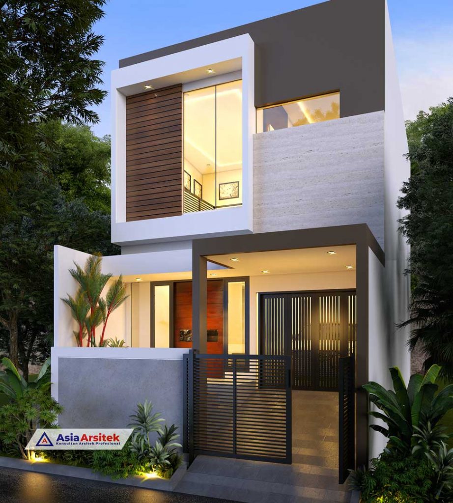 Jasa Arsitek Desain Gambar Rumah Tinggal Minimalis 2 Lantai Di Mampang Prapatan Jakarta Selatan