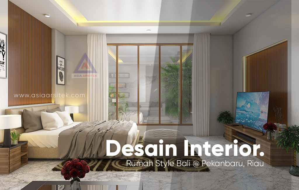 Jasa Arsitek Desain Interior Rumah Style Bali Tropis Di Pekanbaru Riau