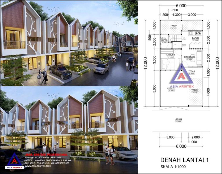 Jasa Arsitek Desain Perumahan Minimalis Type 65 2 Lantai Di Tangerang