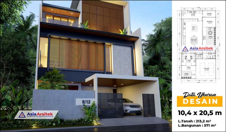 Jasa Arsitek Rumah Tinggal Minimalis 3 Lantai Di Tebet Jakarta Selatan