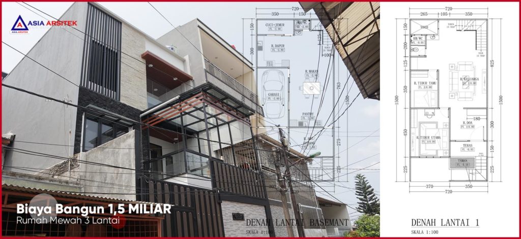Proses Pembangunan Rumah 3 Lantai Biaya Bangun 1 MILIAR Di Jakarta Utara