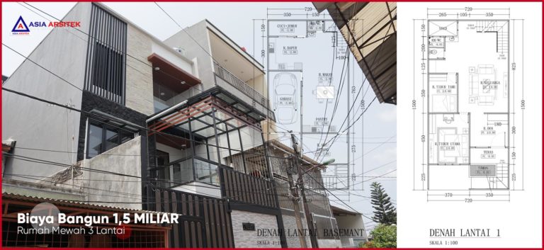 Proses Pembangunan Rumah 3 Lantai Biaya Bangun 1 MILIAR Di Jakarta Utara