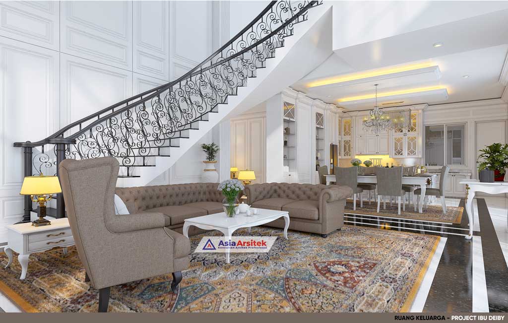 Desain Interior Jasa Arsitek Desain Rumah Klasik Hook Di Citra Land Manado Sulawesi Utara