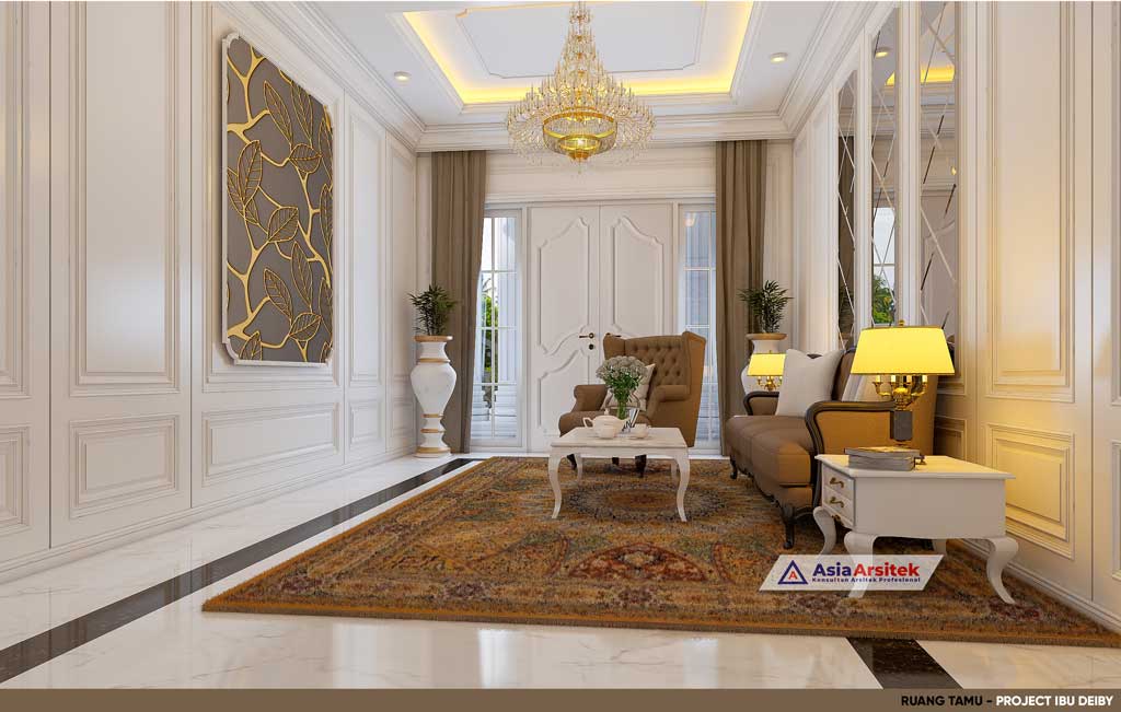 Desain Interior Jasa Arsitek Desain Rumah Klasik Hook Di Citra Land Manado Sulawesi Utara