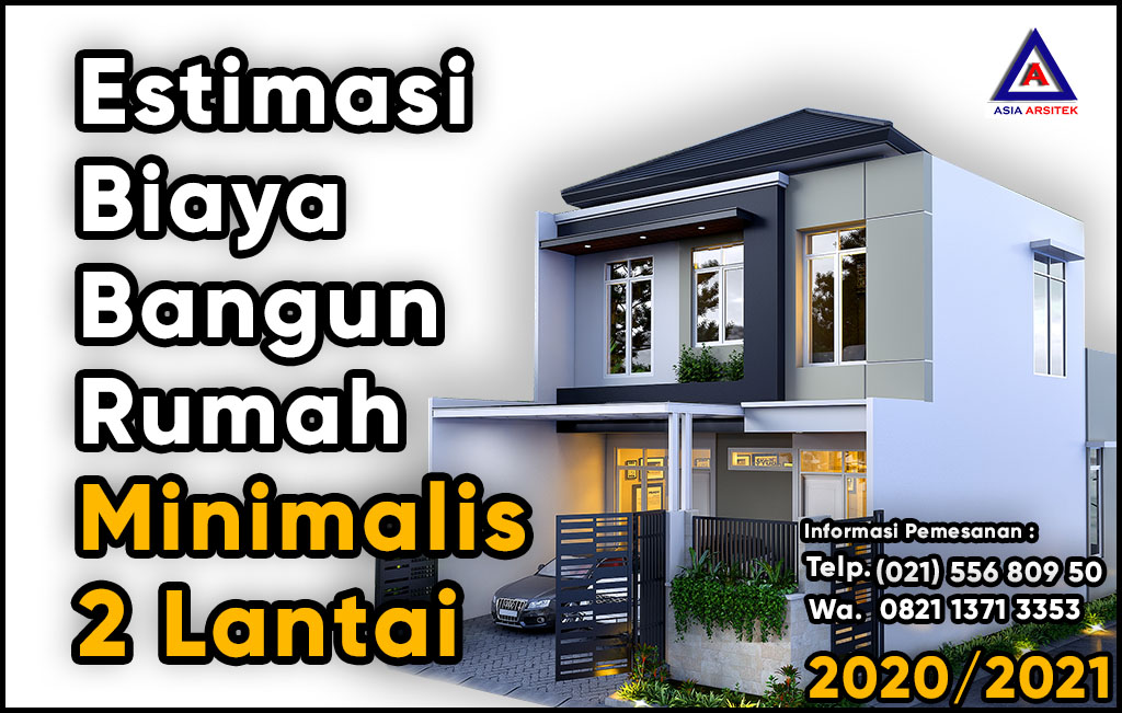 rab rumah 2 lantai minimalis