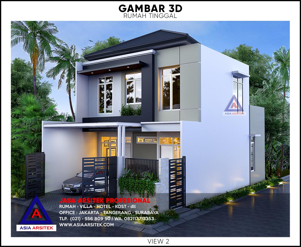 Estimasi Biaya Bangun Rumah Minimalis 2 lantai 2020 2021