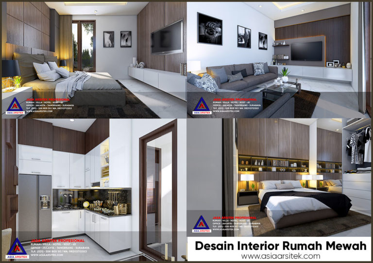 Desain Interior Rumah Mewah Minimalis 2 Lantai Di Citra Raya Cikupa Tangerang