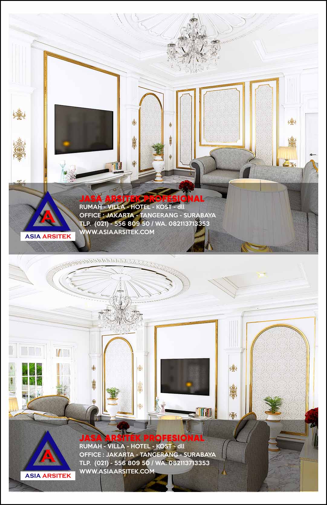 Jasa Arsitek Desain Interior Rumah Mewah Klasik Modern Di Bojong Gede Bogor Jawa Barat