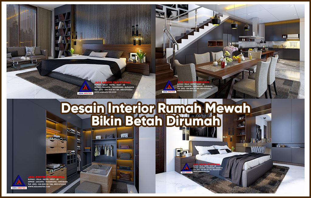 Desain Interior Rumah Mewah Minimalis 3 Lantai Di Tebet Jakarta Selatan