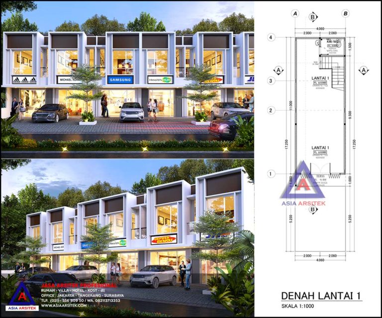 Jasa Arsitek Desain Ruko Minimalis 2 Lantai Di Babelan Bekasi Jawa Barat