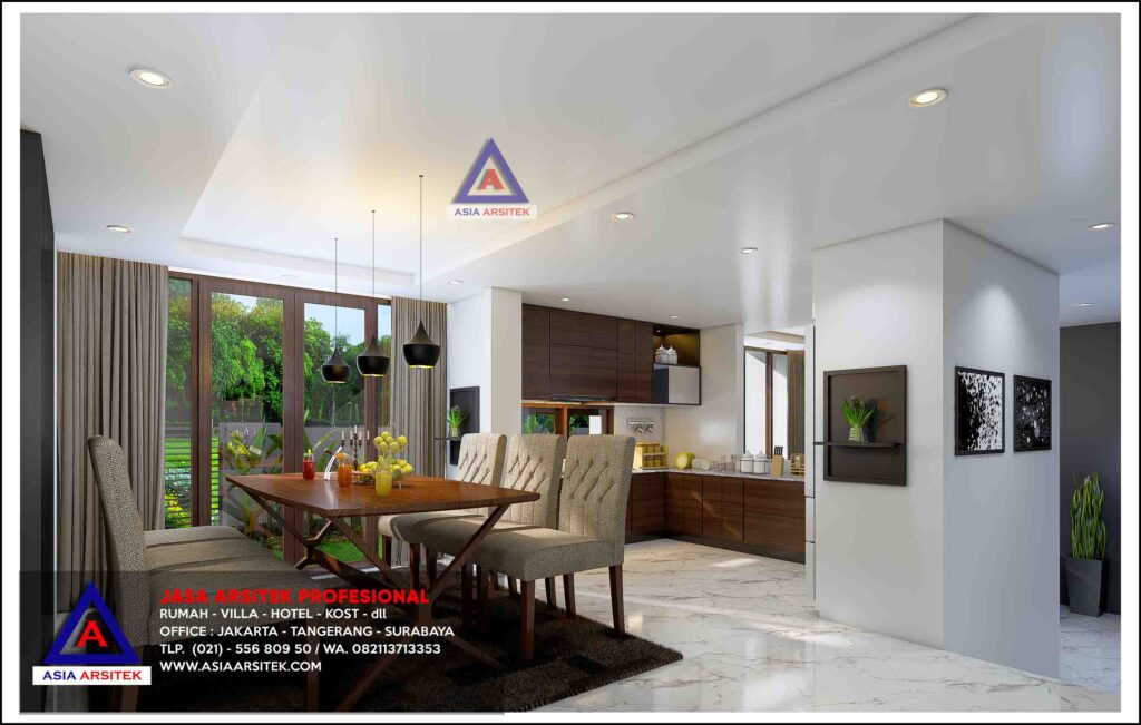 Desain Rumah Minimalis Modern 3 Lantai Pak Zaenal Serpong Tangerang Selatan