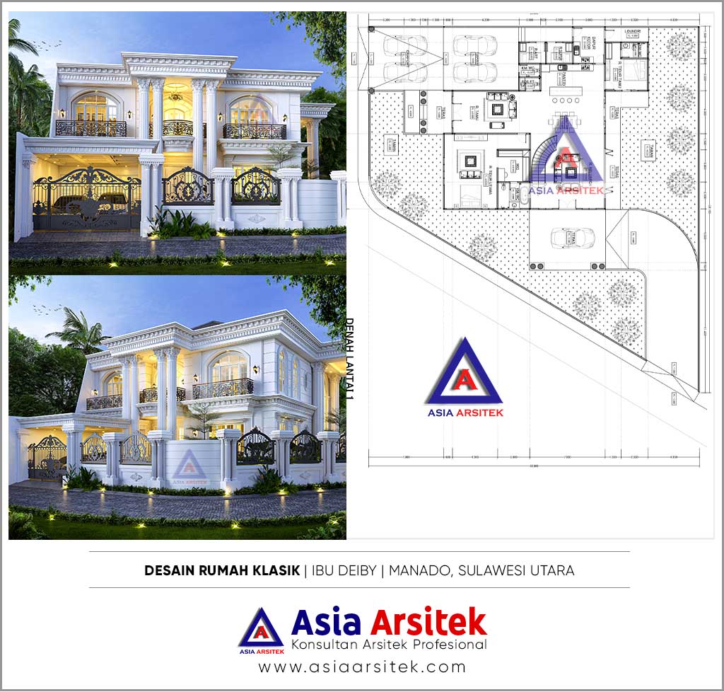 Jasa Desain Rumah Klasik Hook di Manado Sulawesi Utara