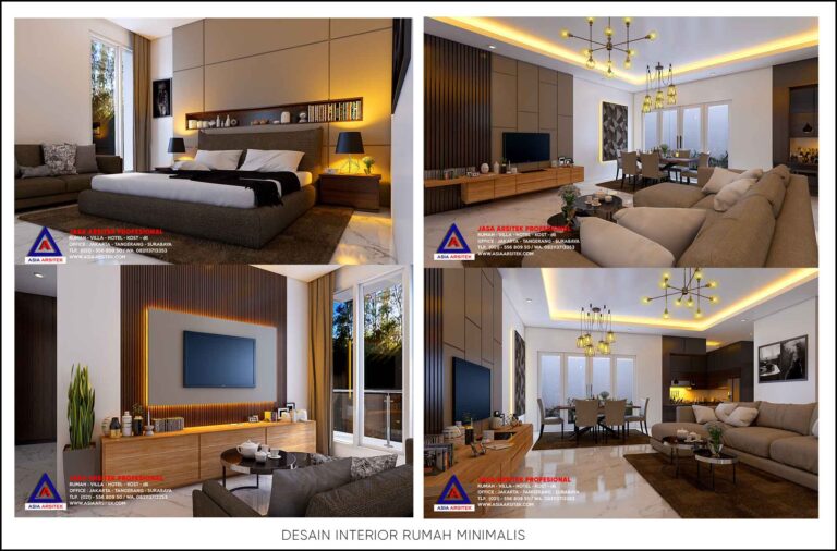 Desain Interior Rumah Minimalis Modern Gading Serpong Tangerang