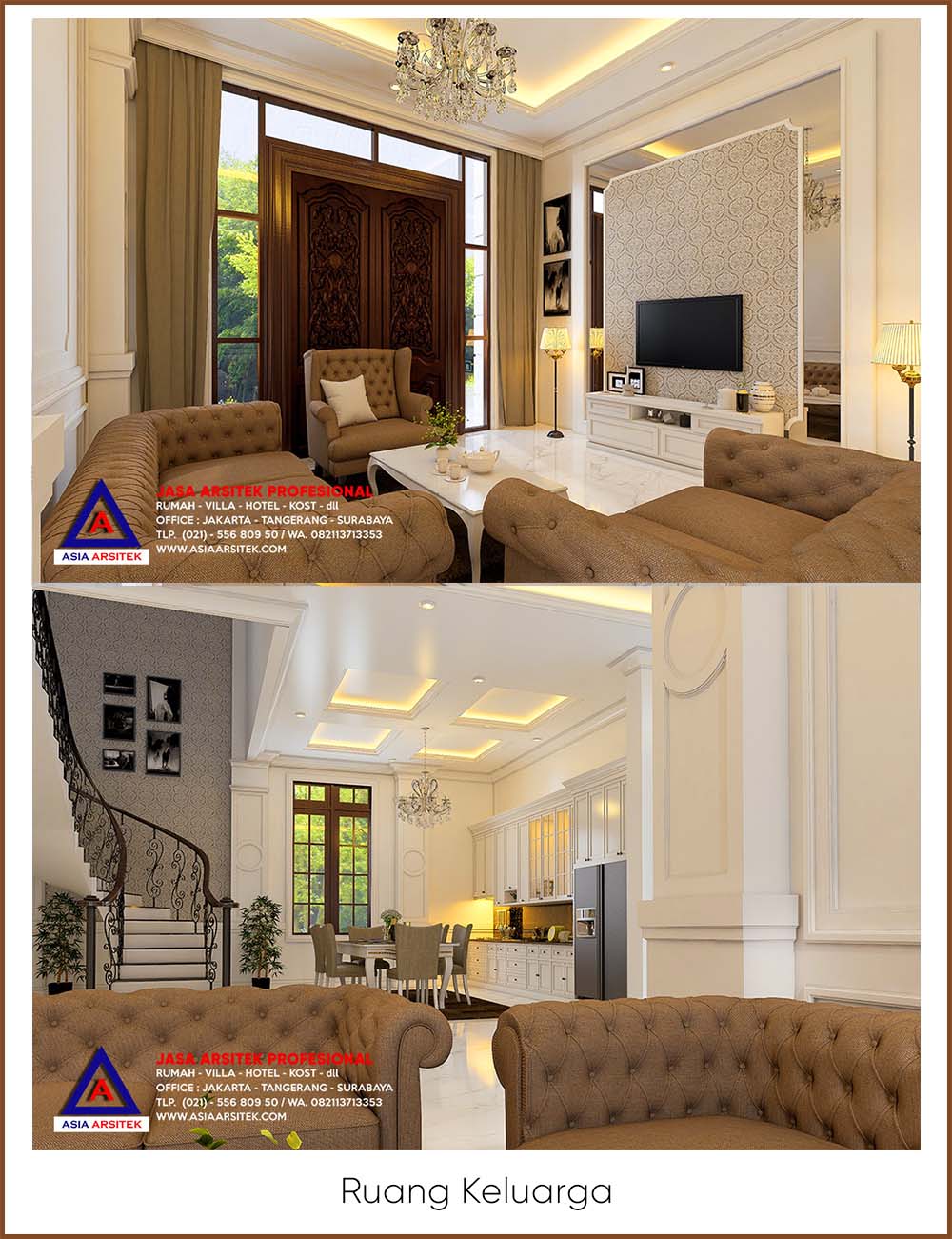 Jasa Arsitek Desain Interior Rumah Mewah Klasik Di Batam Kepulauan Riau