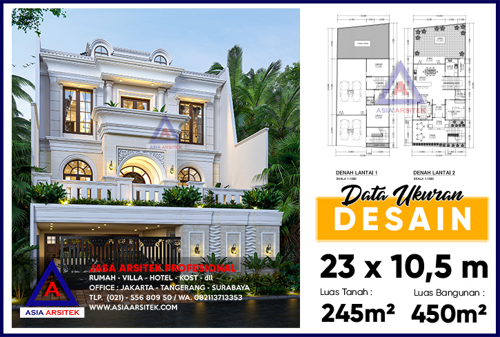 Jasa Arsitek Desain Rumah 3 Lantai Tropis Mewah Di Bogor Jawa Barat