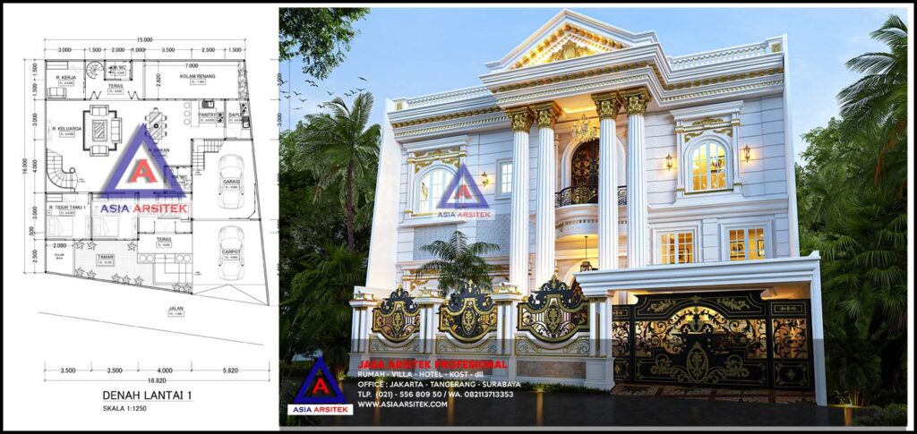 Jasa Arsitek Desain Rumah Klasik Mewah Di Cicendo Kota Bandung Jawa Barat
