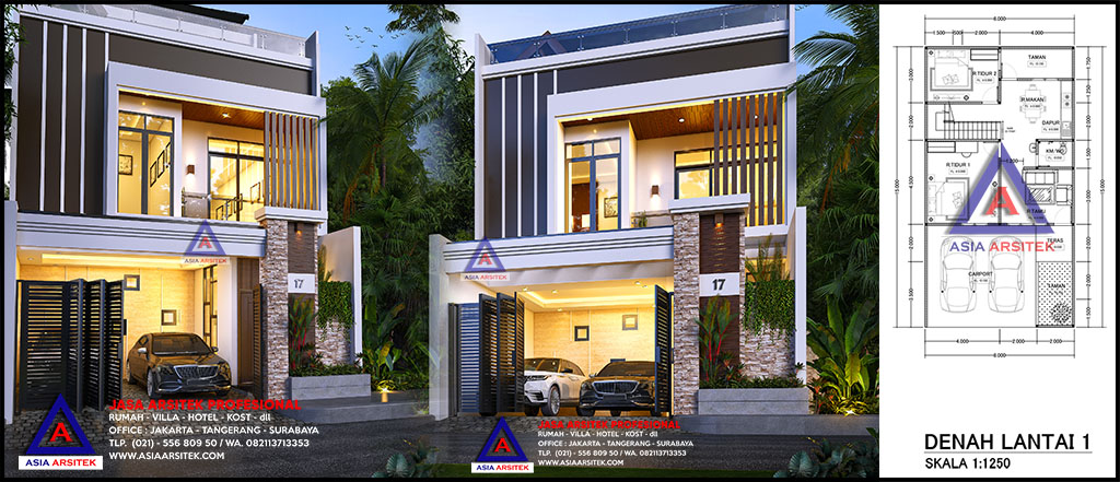 Jasa Arsitek Desain Rumah Minimalis 3 Lantai Di Wiyung Kota Surabaya