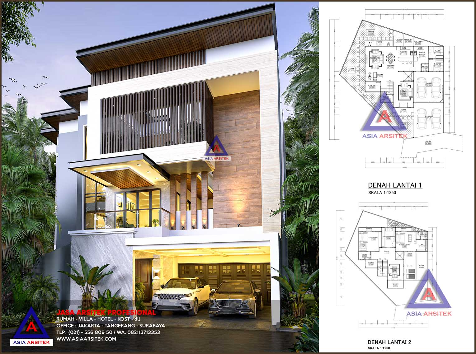 Jasa Arsitek Desain Rumah Minimalis Kontemporer Di Jaka Permai Bekasi Jawa Barat