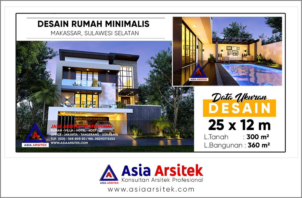 Jasa Arsitek Desain Rumah Minimalis di Makassar Sulawesi Selatan