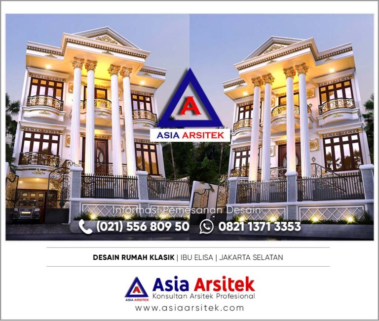 Jasa Arsitek Rumah Klasik Mewah Di Jakarta Selatan