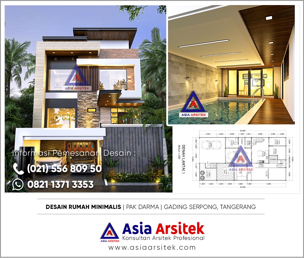 Jasa Arsitek Rumah Minimalis Kontemporer Di Gading Serpong Tangerang