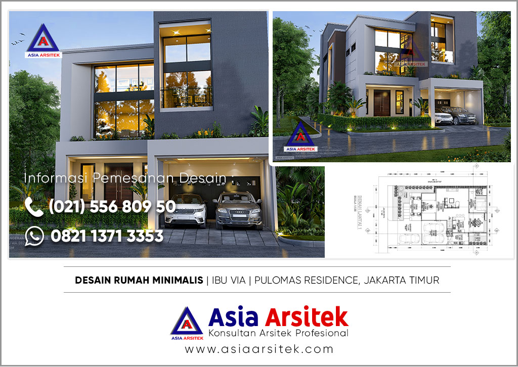 Jasa Arsitek Rumah Minimalis Kontemporer Di Jakarta Timur