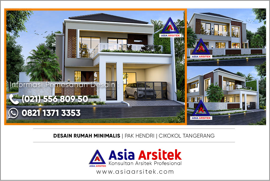 Jasa Desain Rumah Minimalis 2 Lantai Di Cikokol Kota Tangerang
