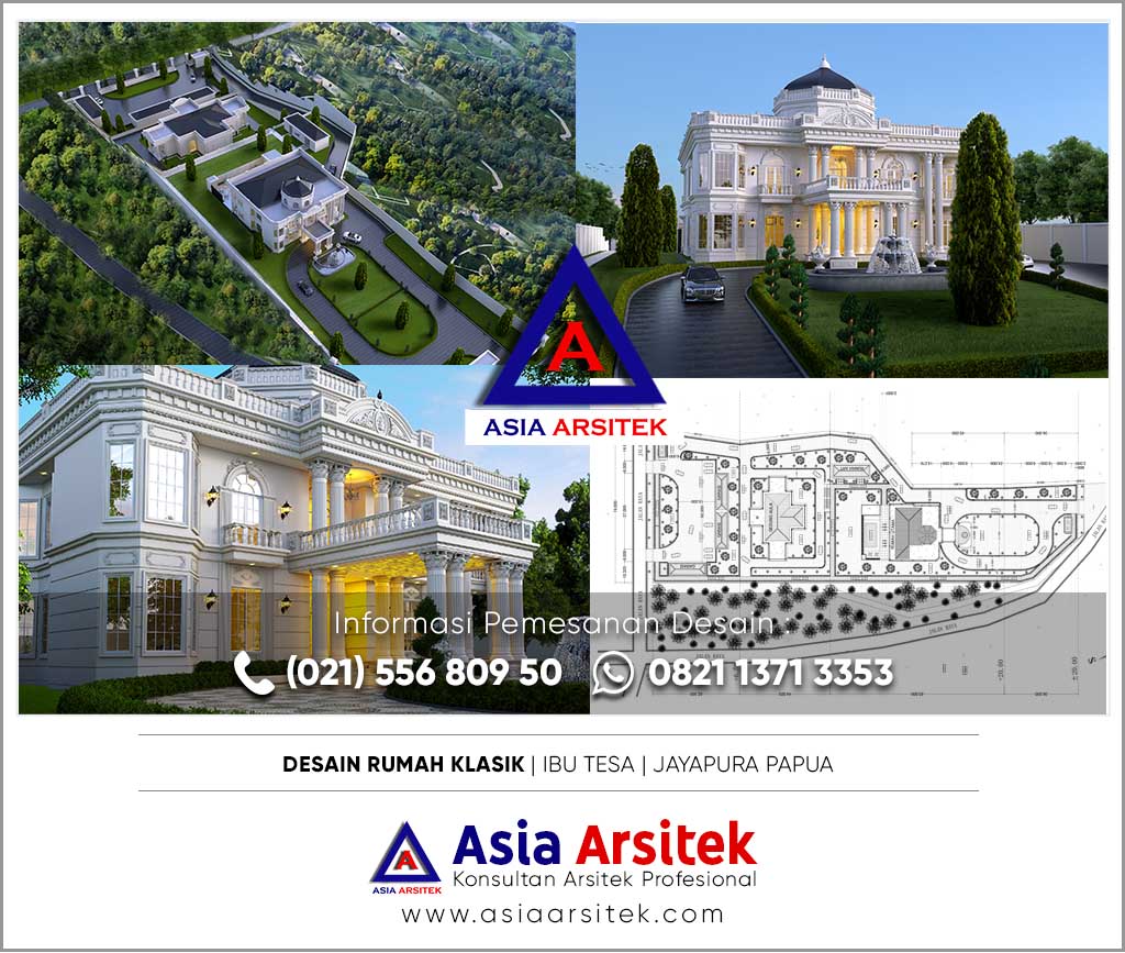 Jasa Desain Rumah Mewah Klasik di Jayapura Papua
