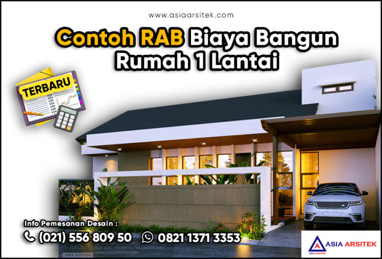 Contoh RAB Biaya Bangun Rumah 1 Lantai 2020 2021