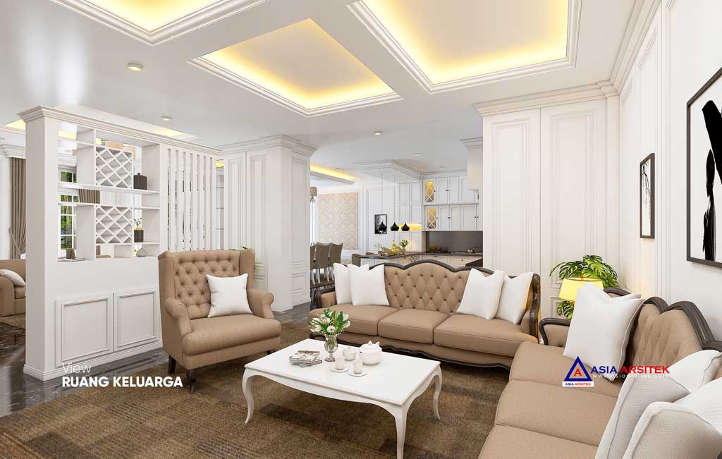 Jasa Arsitek Desain Rumah Mewah Classic 2 Lantai di Kota Denpasar Bali