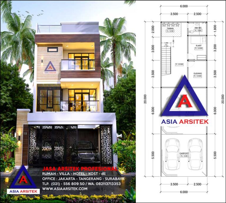 Jasa Arsitek Desain Rumah Minimalis 4 Lantai Di Kelapa Gading Jakarta Utara