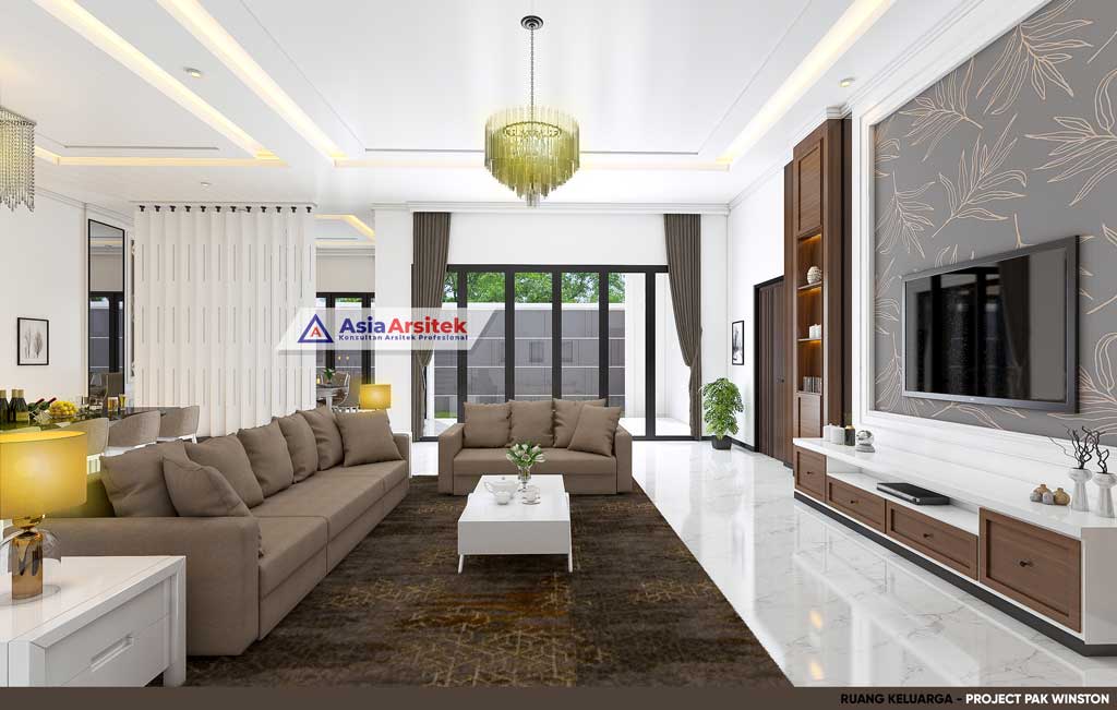 Jasa Arsitek Desain Rumah Mewah Tropis Modern di Kembangan Jakarta Barat