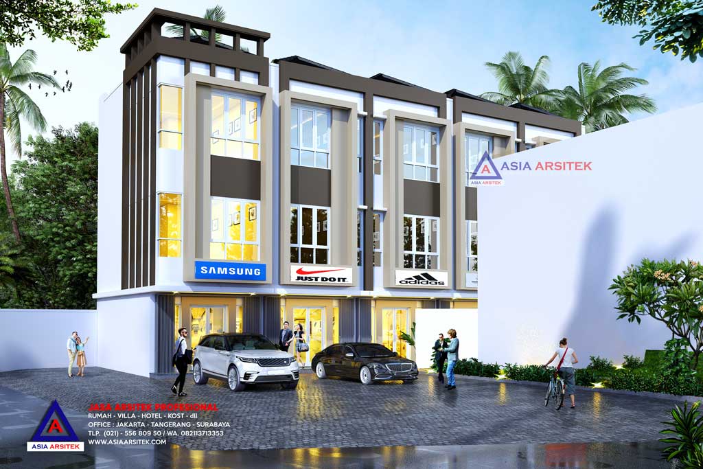 Jasa Arsitek Desain Ruko 3 Lantai di Pekapuran Depok