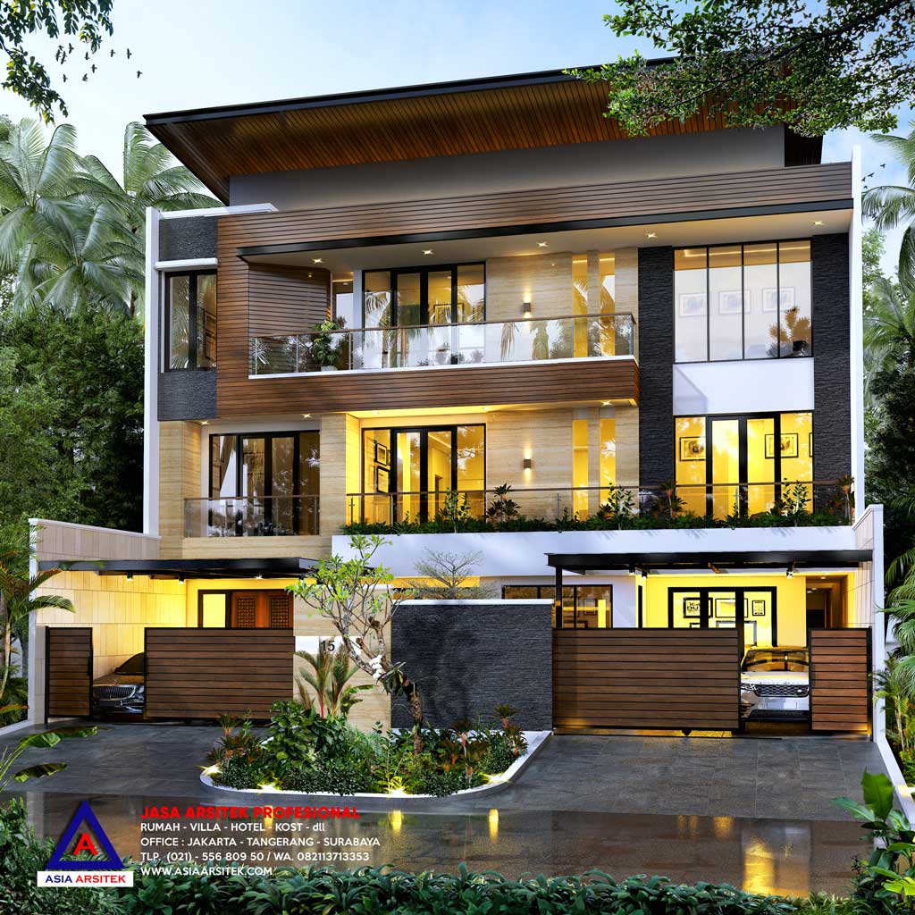 Jasa Arsitek Desain Rumah Mewah Minimalis Kontemporer di Ancol Pademangan Jakarta Utara